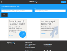 Tablet Screenshot of nordicnet.se