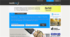 Desktop Screenshot of nordicnet.dk